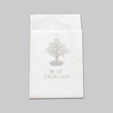 厚木産婦人科様（神奈川県）　6折り紙ナプキン