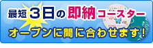 最短3日の即納コースター